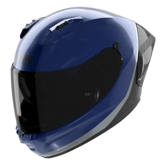 Nolan N60-6 Sport Casco Verniciatura Speciale Blu Scuro / Nero / Argento 346 