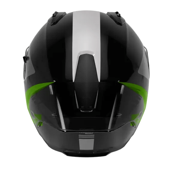 Nolan N60-6 Sport Casco Contrasto Nero / Verde Fluorescente / Finitura Lucida 358 