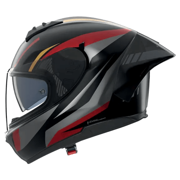Nolan N60-6 Sport Casco Lesmo Nero / Rosso / Antracite / Finitura in Metallo Dorato 353 