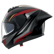 Nolan N60-6 Sport Casco Lesmo Nero / Rosso / Antracite / Finitura in Metallo Dorato 353 
