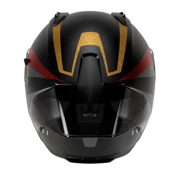 Nolan N60-6 Sport Casco Lesmo Nero / Rosso / Antracite / Finitura in Metallo Dorato 353 