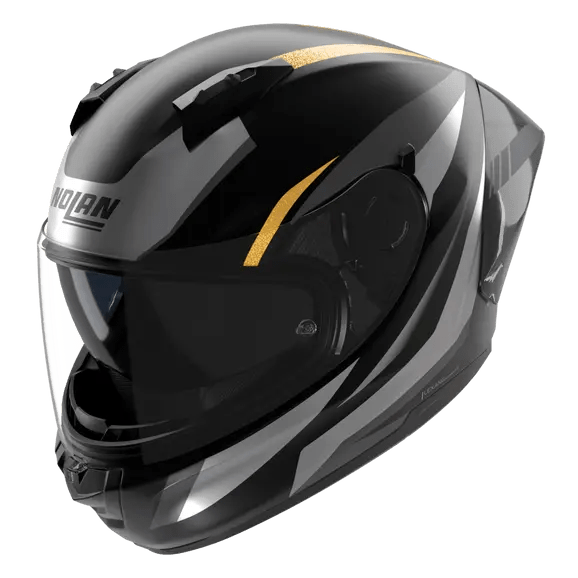 Nolan N60-6 Sport Casco Lesmo Nero / Grigio / Antracite / Oro / Finitura Metallizzata 354 