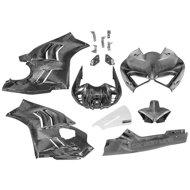 Set di rivestimento SBK completo 400 g di carbonio AP Ducati Panigale V4/S/R (22-24)