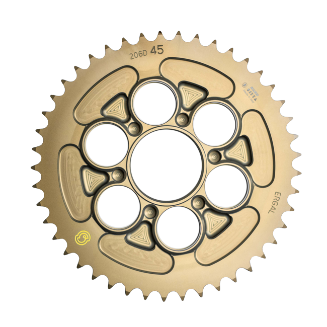 Sitta Pignone in alluminio Ducati Panigale V4/S/R (18-24) (206D) – 37-46 denti, passo 520/525 