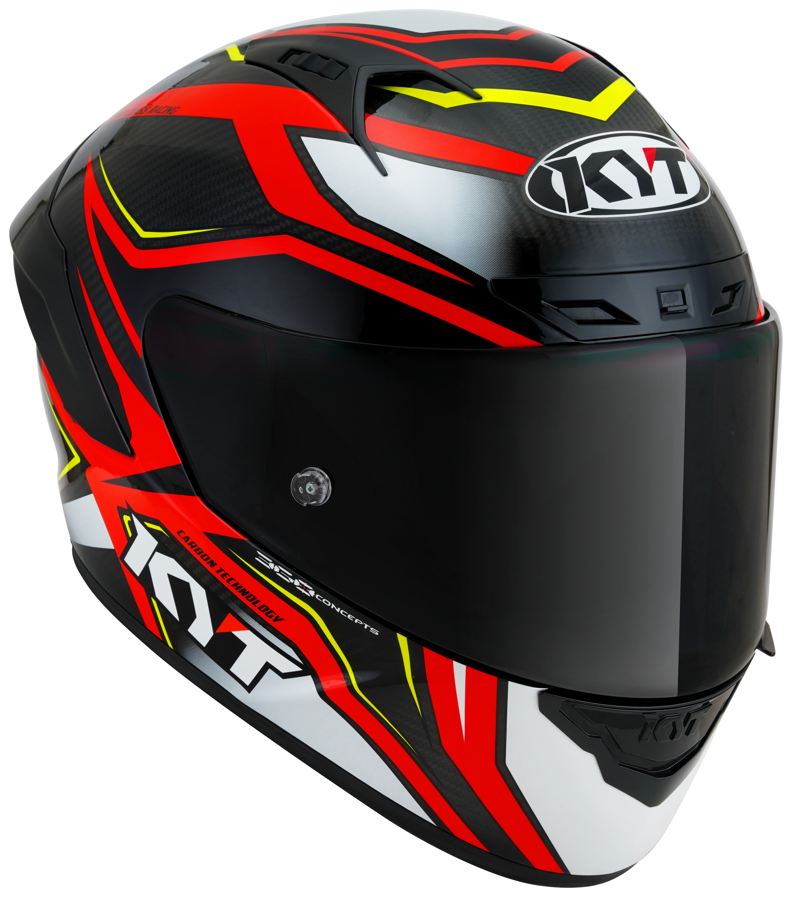 Kyt NZ-RACE Helm Carbon Stride Red Glossy Red/White Y6NZ0026