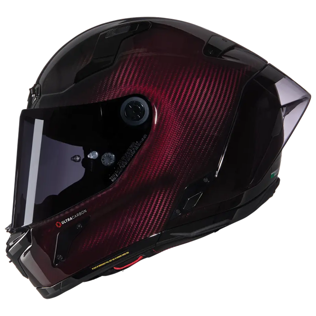 Nolan X-804 RS Helm Ultra Carbon Glossy Red Liquido 326
