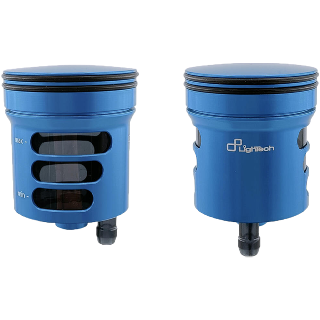 Contenitore di olio freno e frizione Lightch 30cm³- CNC Alluminio, colorato | Serbatoio universale per motociclette