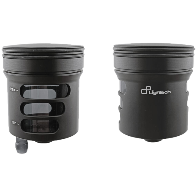 Contenitore di olio freno e frizione Lightch 30cm³- CNC Alluminio, colorato | Serbatoio universale per motociclette