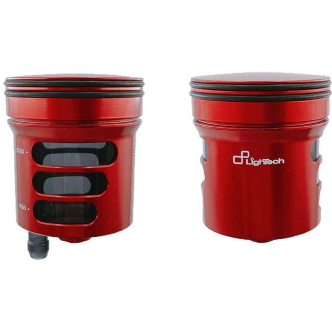 Contenitore di olio freno e frizione Lightch 30cm³- CNC Alluminio, colorato | Serbatoio universale per motociclette