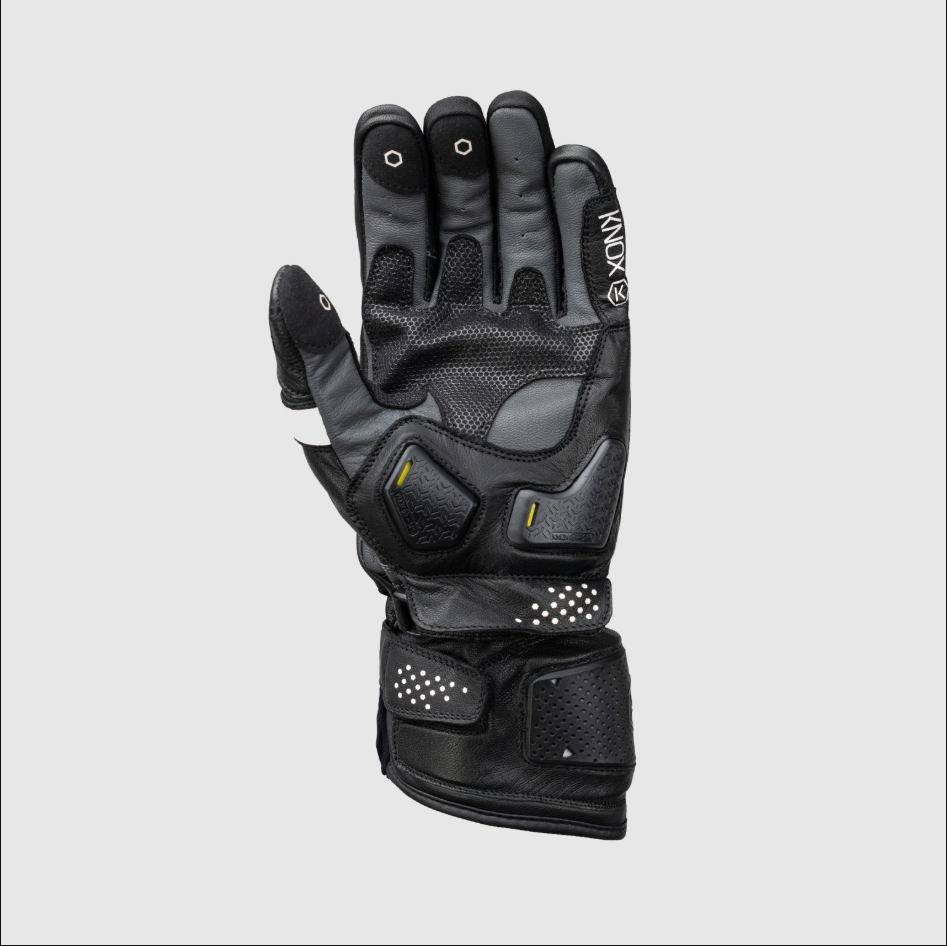 Knox Oulton MK2 guanti in pelle Sport | Uomo | Nero/Bianco | 1011352160050 