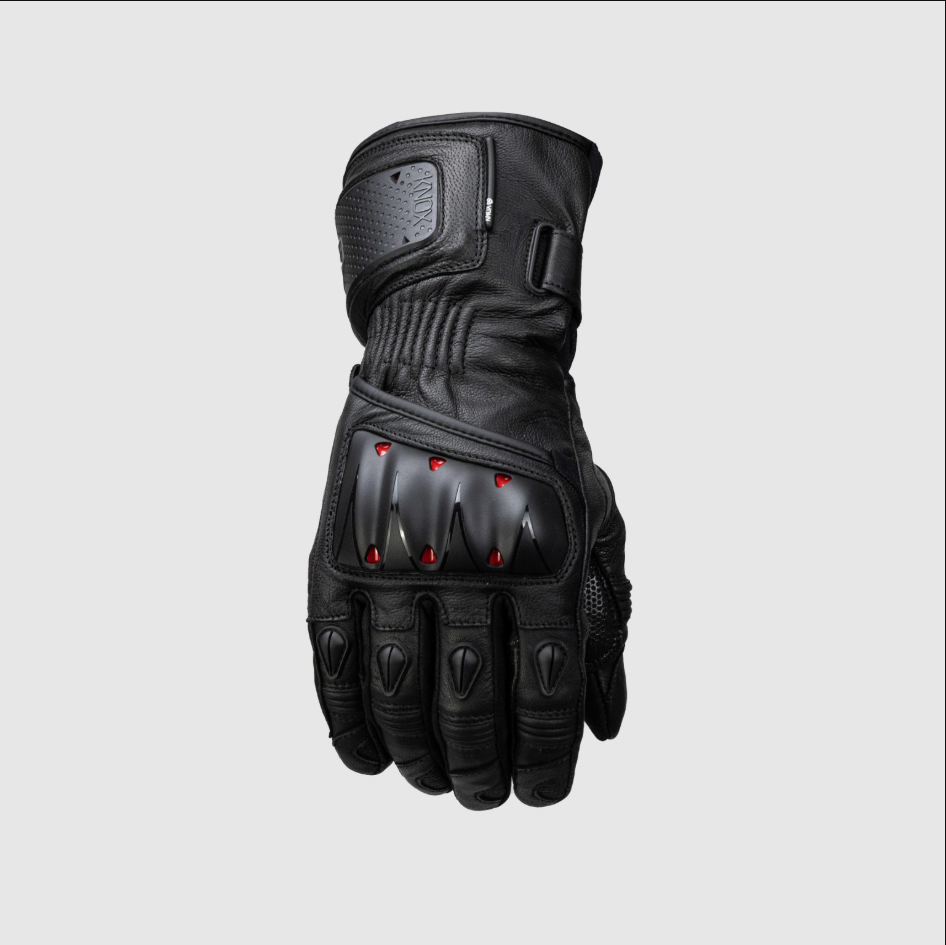 Knox Oulton MK2 Sport guanti in pelle | Uomo | Nero/Rosso | 1011352110030 