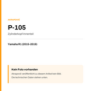 Akrapovic Zylinderkopf-Innenteil Yamaha R1 (15-19) P-105 — Platzhalter, kein Herstellerfoto verfügbar