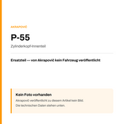 Akrapovic Zylinderkopf-Innenteil P-55 — Platzhalter, kein Herstellerfoto verfügbar