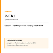 Akrapovic Zylinderkopfflansch P-F41 — Platzhalter, kein Herstellerfoto verfügbar