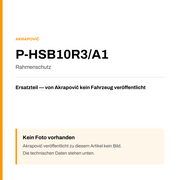 Akrapovic Rahmenschutz P-HSB10R3/A1 — Platzhalter, kein Herstellerfoto verfügbar