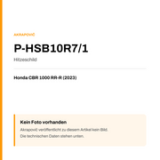 Akrapovic Hitzeschild Honda CBR 1000 RR-R (23-23) P-HSB10R7/1 — Platzhalter, kein Herstellerfoto verfügbar