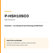 Akrapovic Rahmenschutz P-HSH10SO3 — Platzhalter, kein Herstellerfoto verfügbar