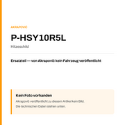 Akrapovic Hitzeschild P-HSY10R5L — Platzhalter, kein Herstellerfoto verfügbar