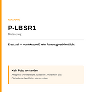 Akrapovic Distanzring P-LBSR1 — Platzhalter, kein Herstellerfoto verfügbar