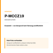 Akrapovic Dämpferschelle P-MCCZ19 — Platzhalter, kein Herstellerfoto verfügbar