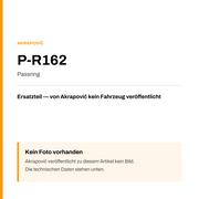 Akrapovic Passring P-R162 — Platzhalter, kein Herstellerfoto verfügbar