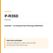 Akrapovic Passring P-R35D — Platzhalter, kein Herstellerfoto verfügbar