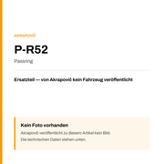 Akrapovic Passring P-R52 — Platzhalter, kein Herstellerfoto verfügbar