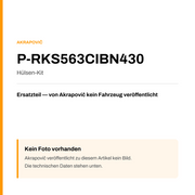 Akrapovic Hülsen-Kit P-RKS563CIBN430 — Platzhalter, kein Herstellerfoto verfügbar