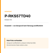 Akrapovic Hülsen-Kit P-RKS57TD40 — Platzhalter, kein Herstellerfoto verfügbar