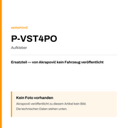 Akrapovic Aufkleber P-VST4PO — Platzhalter, kein Herstellerfoto verfügbar
