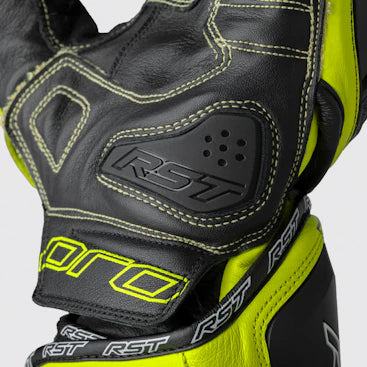RST Pro Series GP D3O guanti in pelle da motociclista | uomo | nero | 103715 