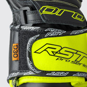 RST Pro Series GP D3O guanti in pelle da motociclista | uomo | nero | 103715 