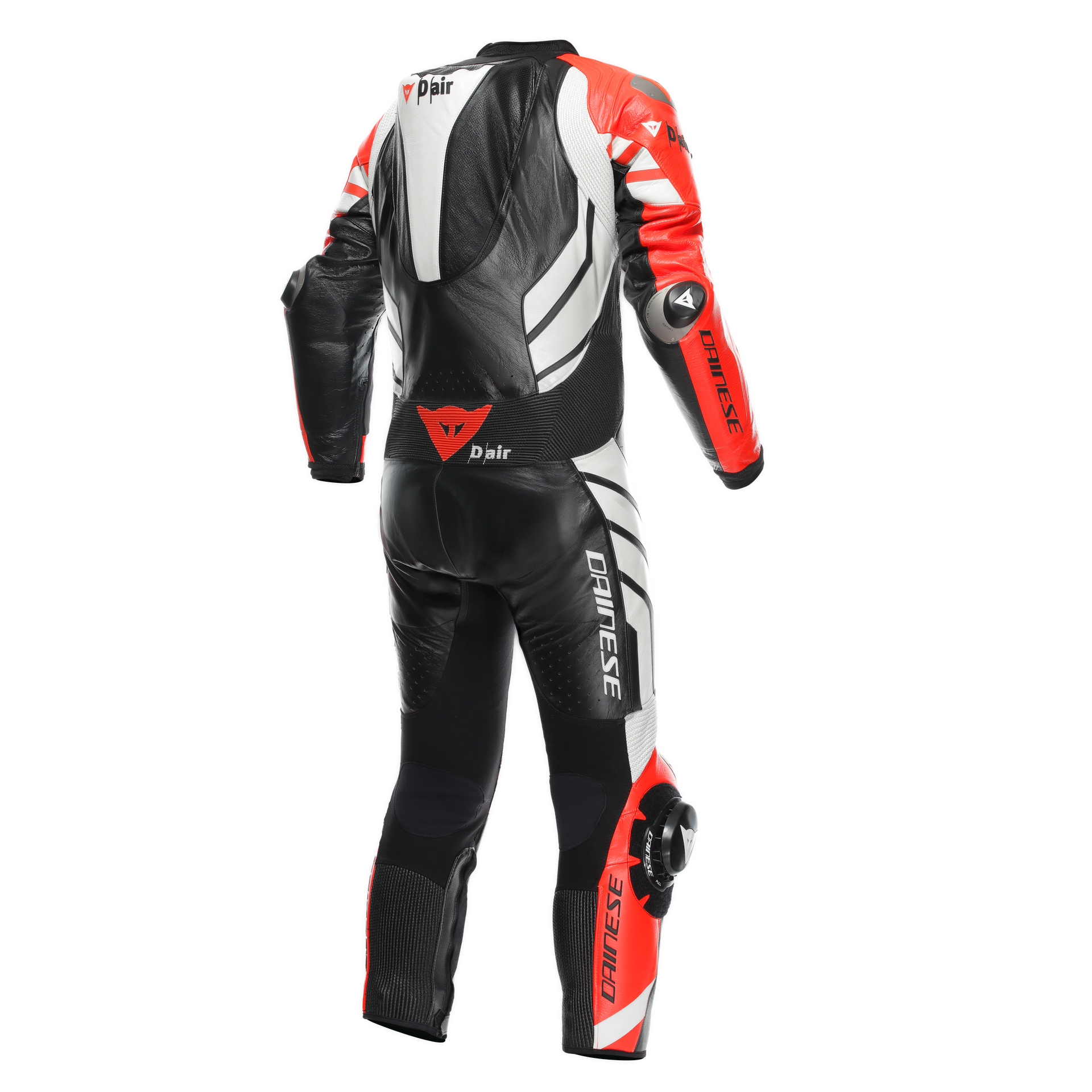 Mugello 3 D-AIR® Dainese Combinazione in pelle monopezzo. Uomini | Nero/rosso