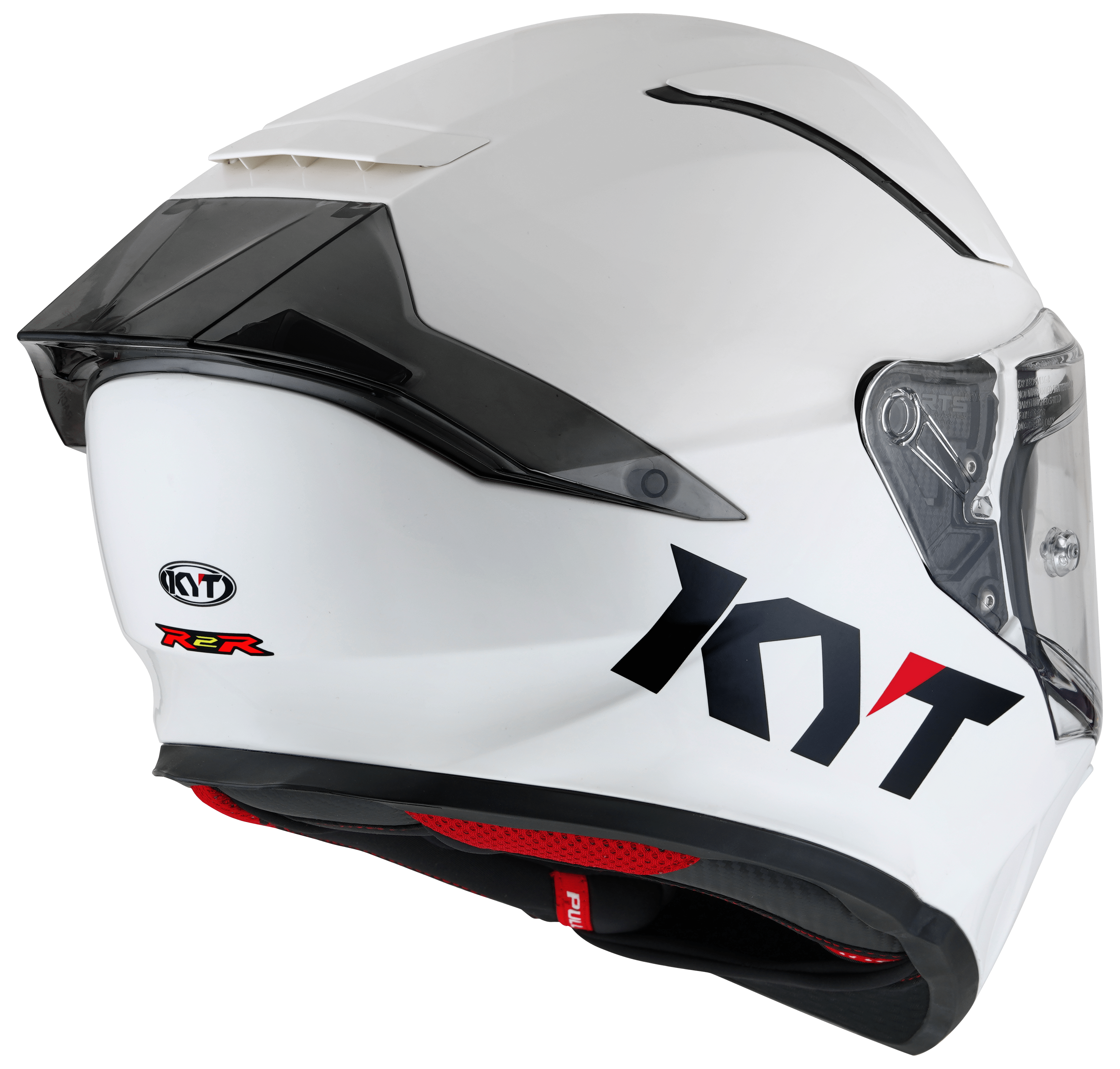 Casco KYT R2R Plain Bianco Y6R200W3 
