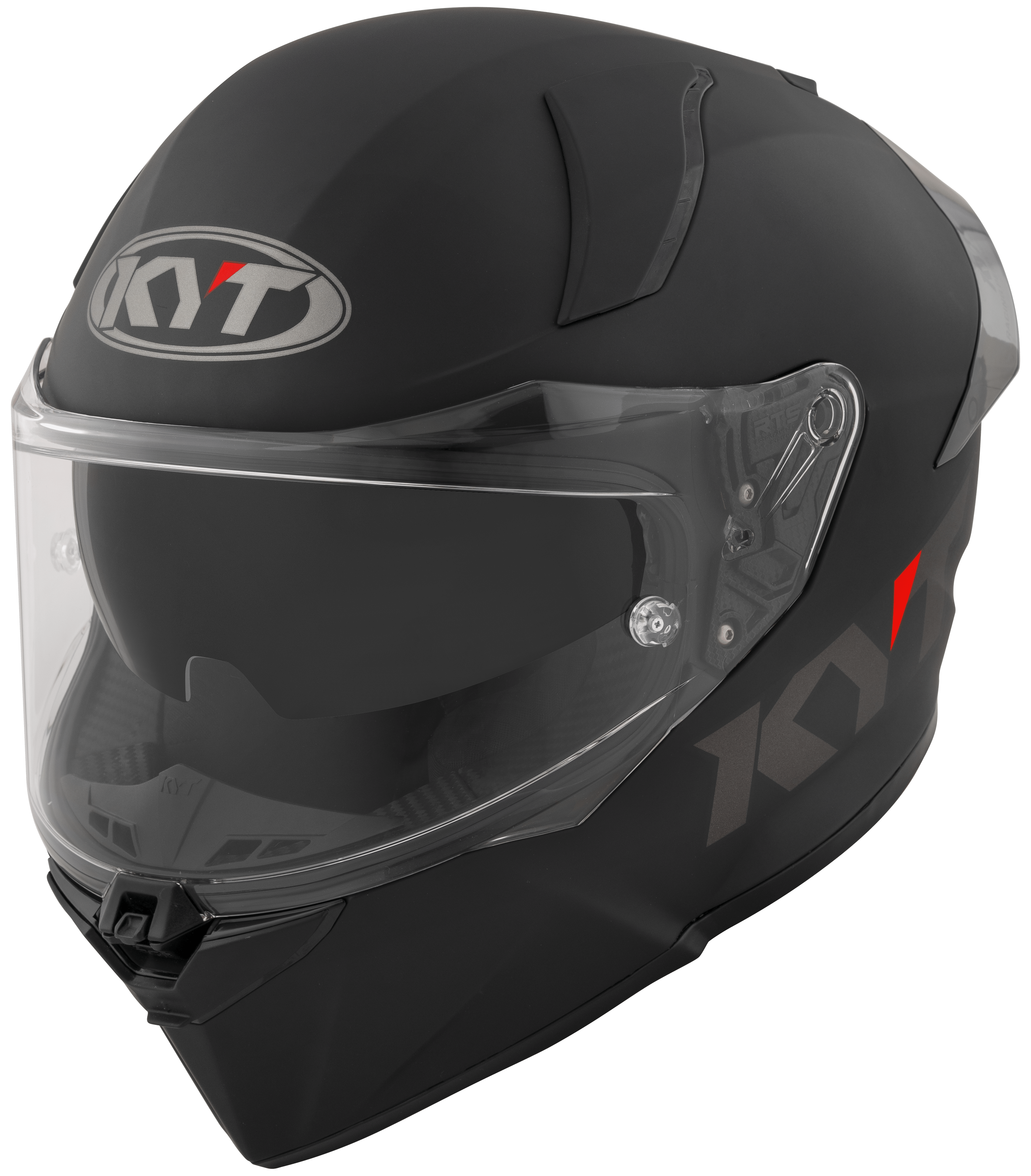 KYT R2R Casco Piatto nero opaco Y6R200X6 