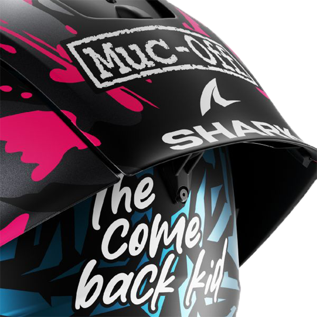 Shark Aeron GP Casco FIM 1 Racing Replica di Scott Redding 2025 