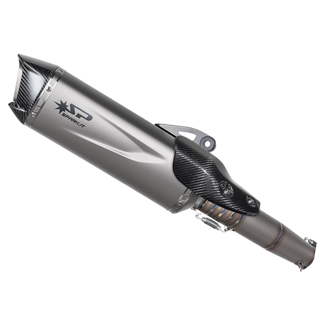 Spark Exhaust Schalldämpfer Force Evo 400 mm D.65 STEP2 Yamaha R1/R1M (15-25) SGCM12400025T