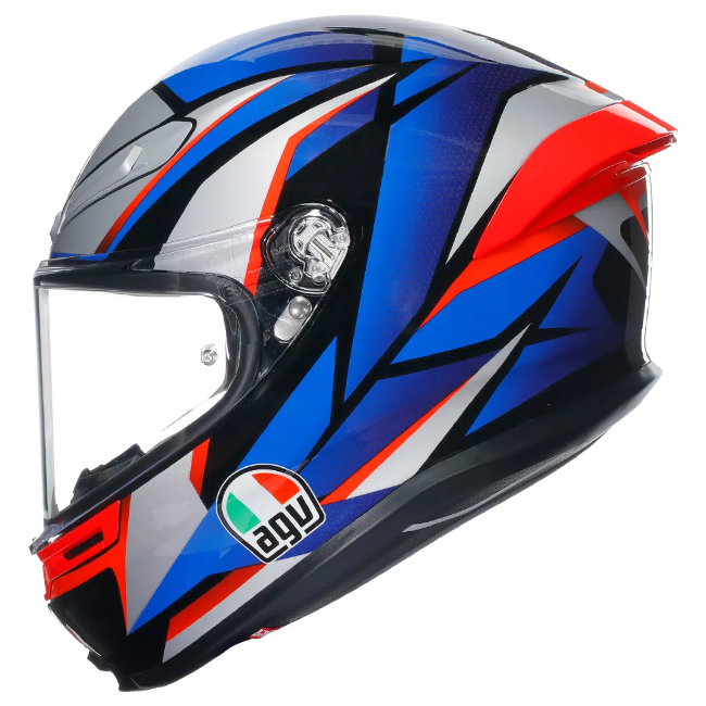 AGV K6 S Helm Slashcut nero/blu/rosso | 2118395001015