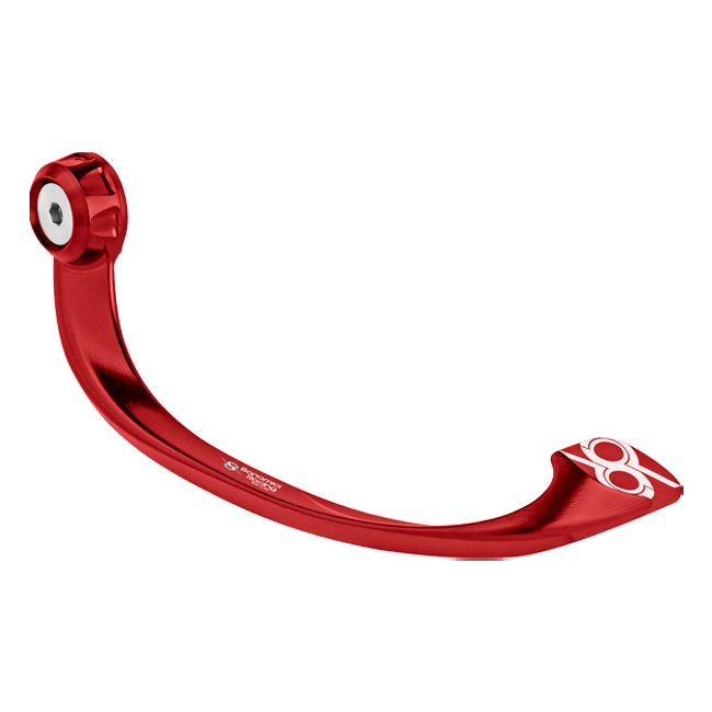 Protezione per leva della leva del freno in alluminio per la protezione della leva evoluta per OE Lenker Kawasaki Ninja 400 (18-23) Bonamici Racing LPRR2