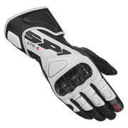 Guanti da moto in pelle Spidi STR-6 Racing | Uomo | Nero/Bianco | A221011 