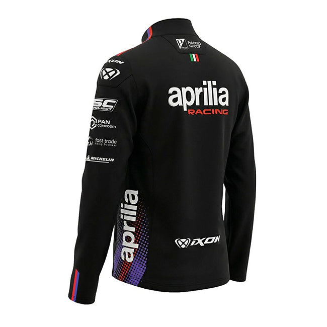 Aprilia Racing Team Zip felpa con zip Replica 2026 uomo IXON 