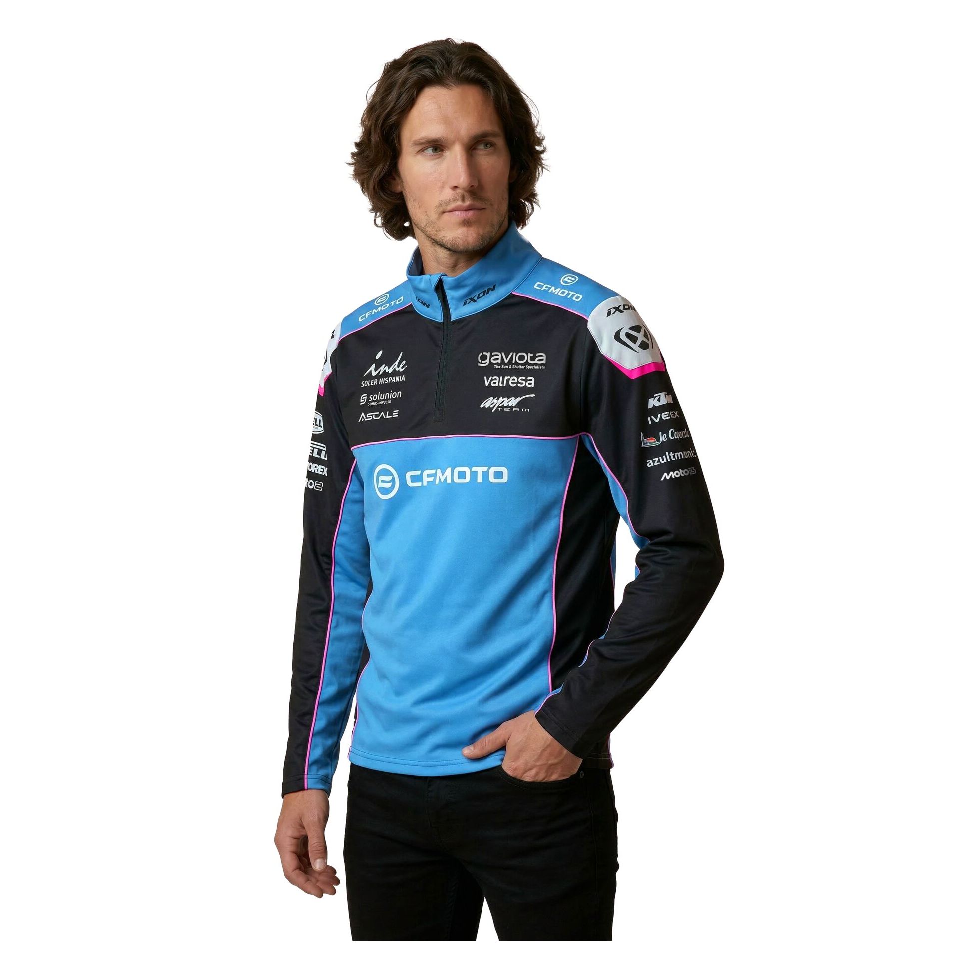 Felpa replica team CFMOTO Aspar Racing Ángel Nieto 2026 IXON 