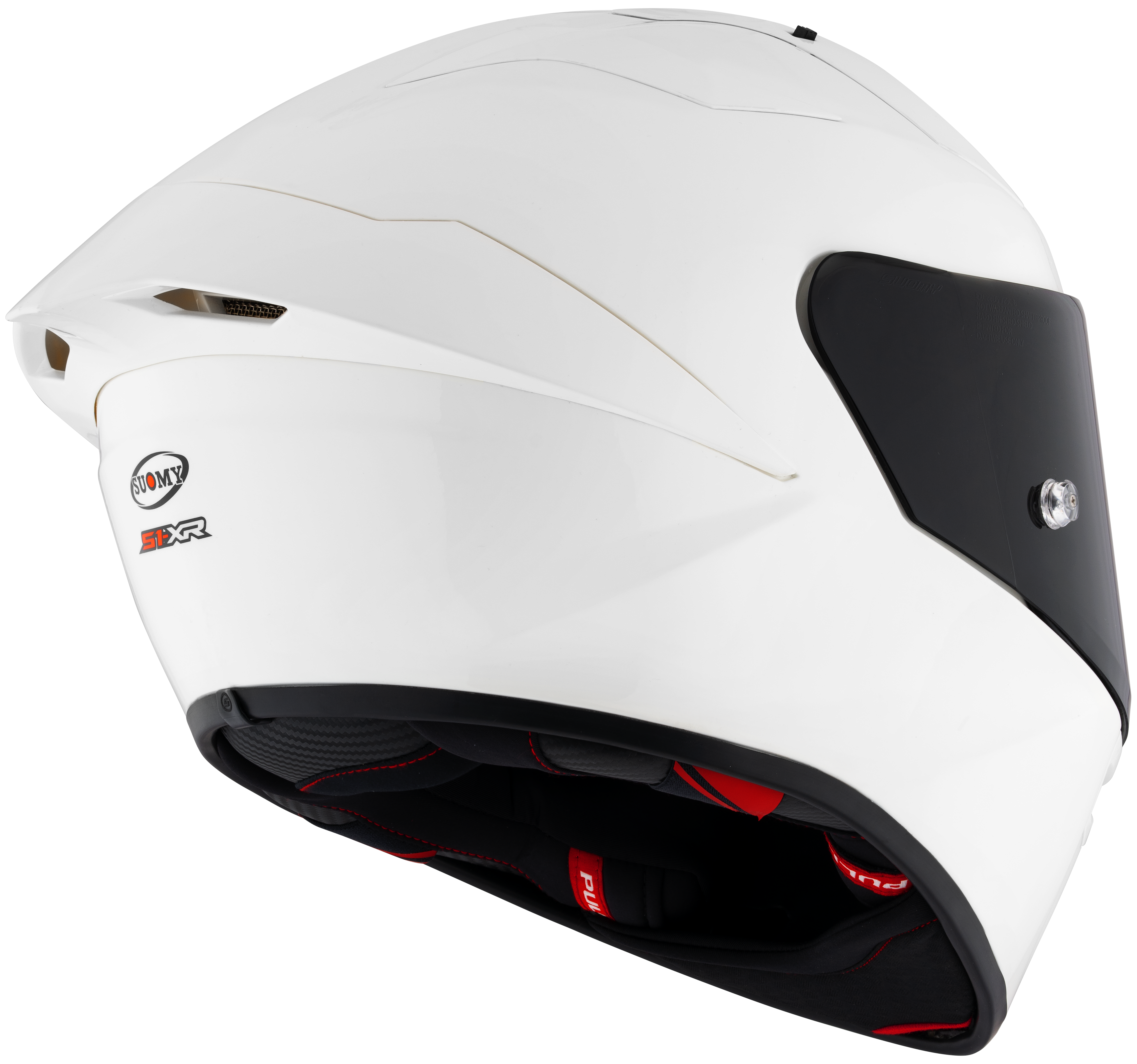 Suomy S1-XR GP Helm semplice bianco Glossy K6SX00W3