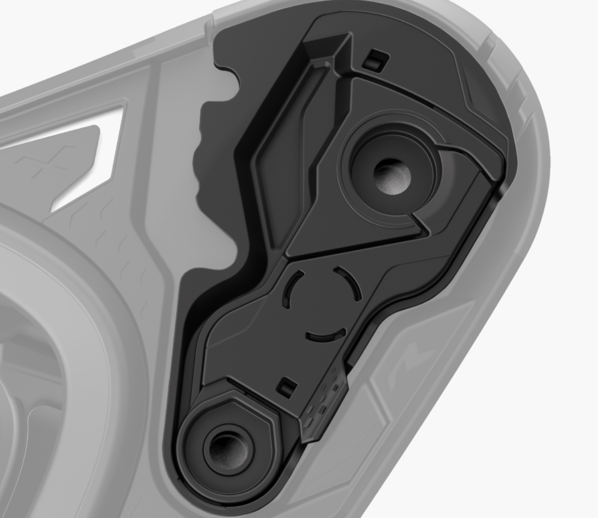 Casco Nexx X.R3R Swirl Carbon Rosso Argento 01XR323489023 