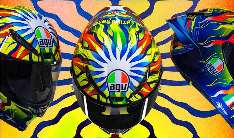 Casco AGV Pista GP RR Soleluna 2025 (Edizione Limitata) Valentino Rossi 