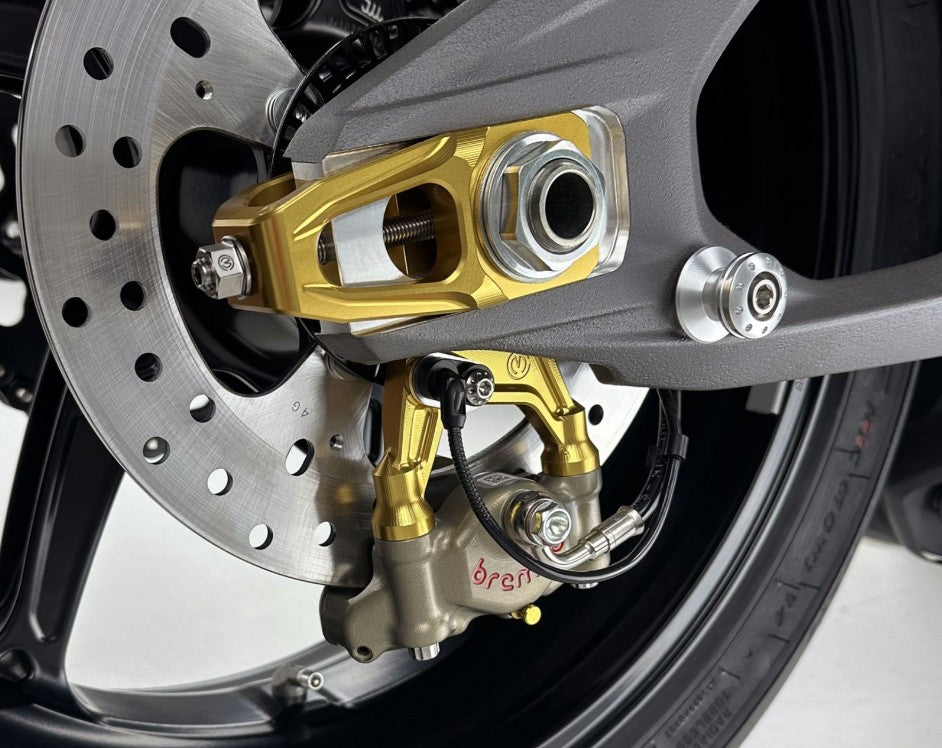 Kit di tensionamento catena con supporto per pinza freno e Brembo P2-30 69.5 mm XA6H530 Motocorse Ducati Panigale V4/S (2025) 