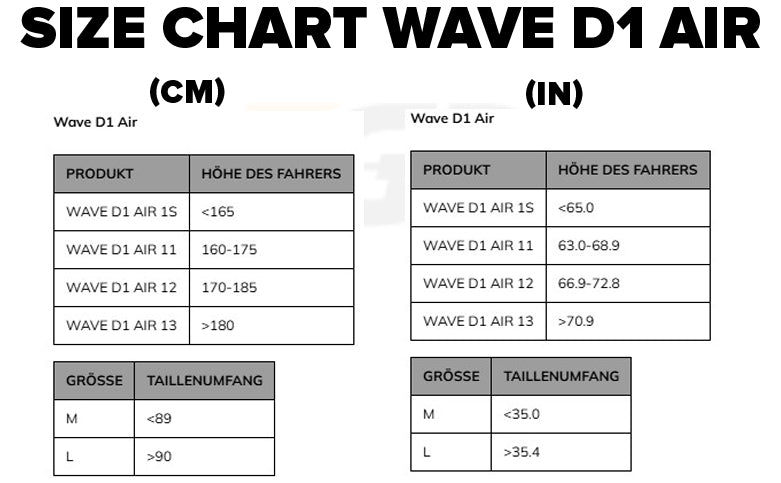Wave di protezione posteriore di Bainese 11 D1 Air - altezza <165-170cm>