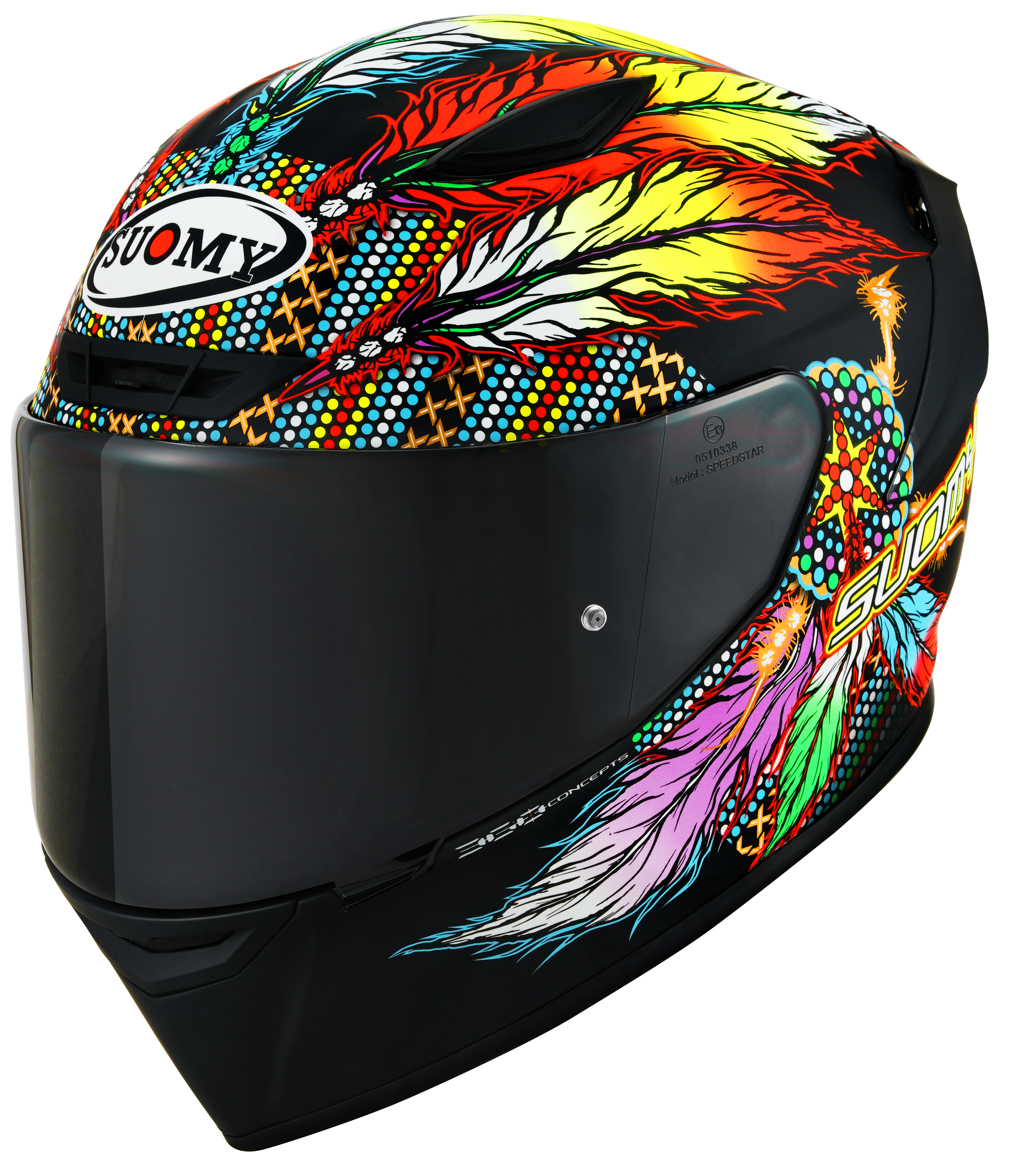 Suomy Track-1 Helm Capoin Matt Black K6T10014