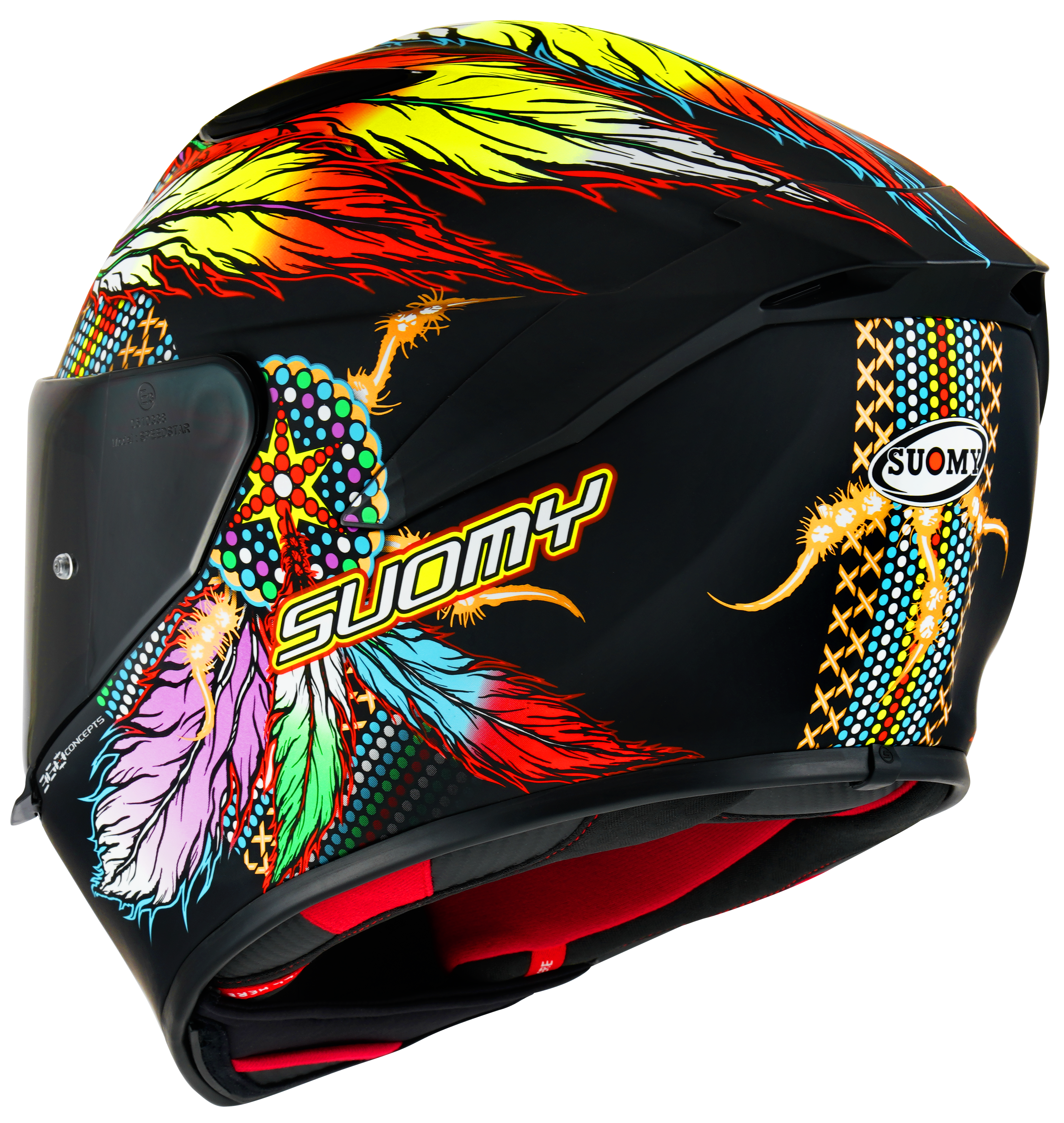 Suomy Track-1 Helm Capoin Matt Black K6T10014