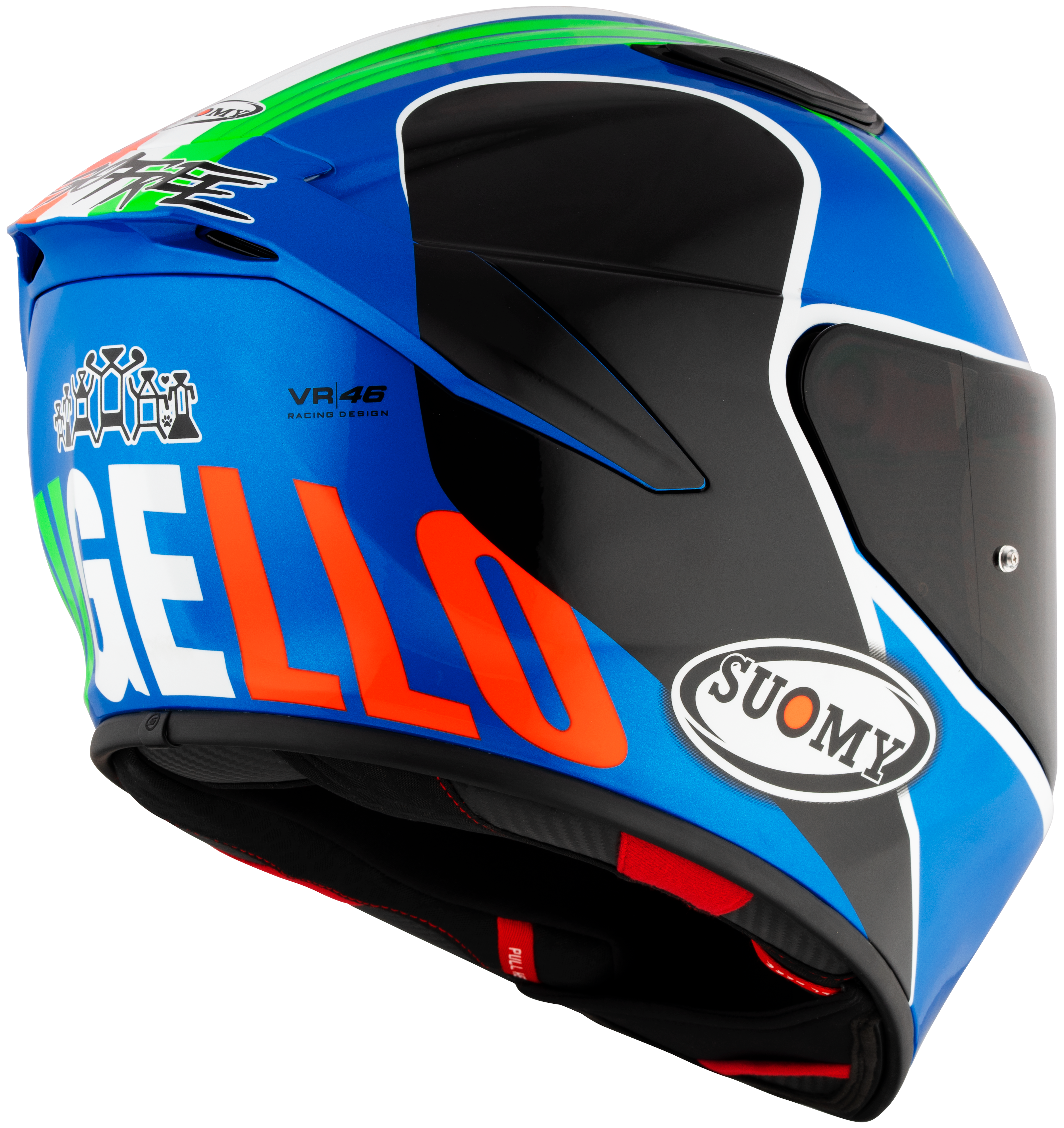 SUOMY Track-1 Helm Francesco Peccone Bagnaia Mugello 2022 Replica K6T10016